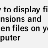 How to display file extensions and hidden files on your computer