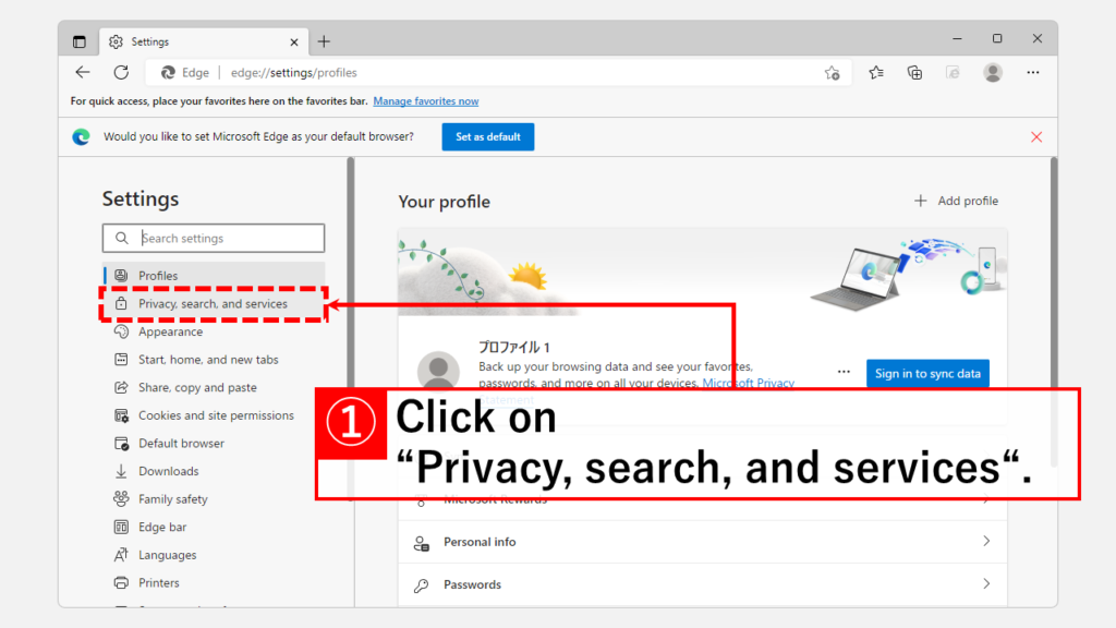 How to prevent Microsoft Edge address bar search from showing search suggestions and search history.