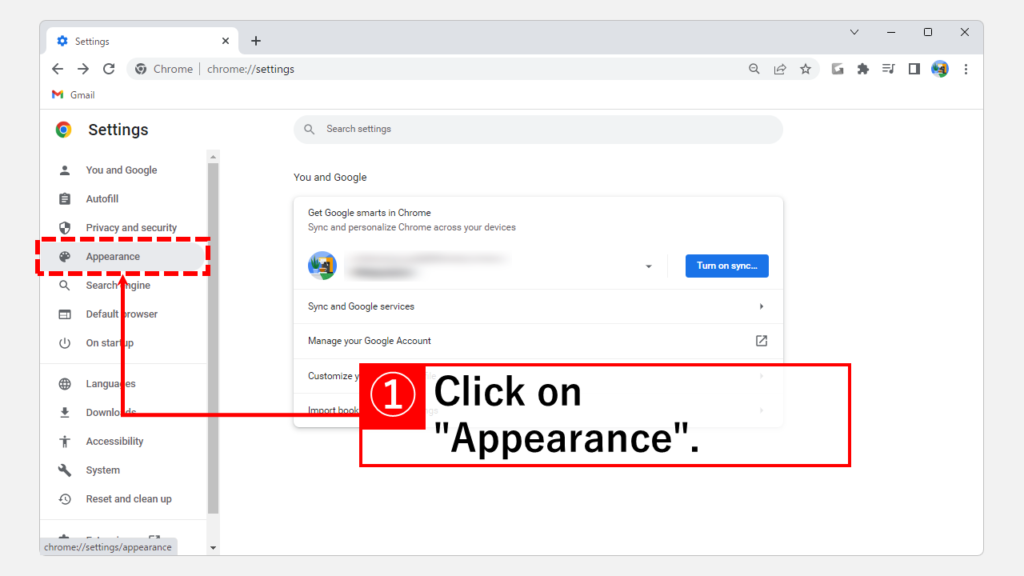 How to display the Home button in Google Chrome.